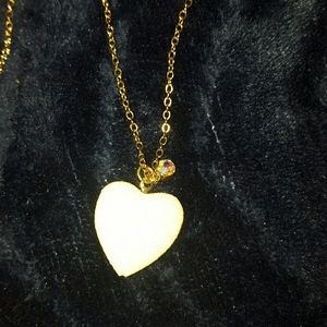 White Sparkly Locket